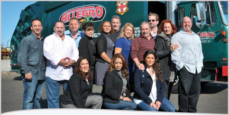 The team at Allegro Sanitation Corp